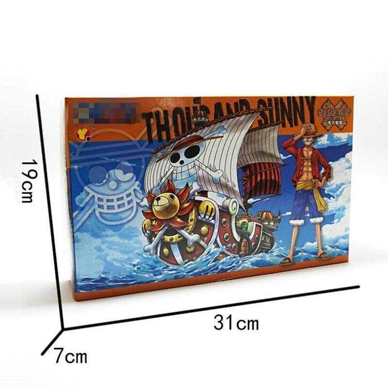 One Qinyu Piece THOUSAND SUNNY Pirate Ship Model Toy Assembled Collectible