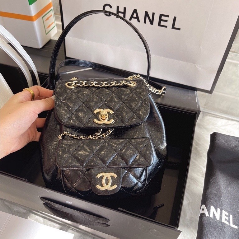 ♞สินค้าใหม่-Chanel-กระเป๋าผู้หญิง/เป้/ของแท้ พร้อมส่งค่ะ ยิงจริง [ส่งฟรี] กระเป๋าแบรนด์ดัง แฟชั่นหว