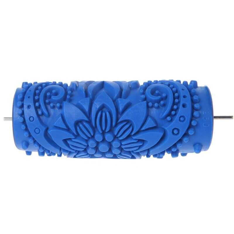 Emed Paint Roller Sleeve Wall Texture Stencil Brush Pattern Decor 095Y