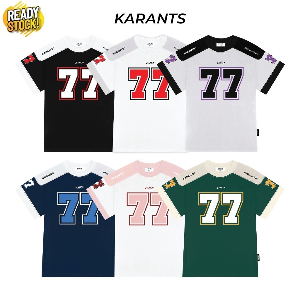 เสื ้ อยืดบาสเก ็ ตบอล Karants, 77 สตรีทแวร ์ | ราคาทดลอง |