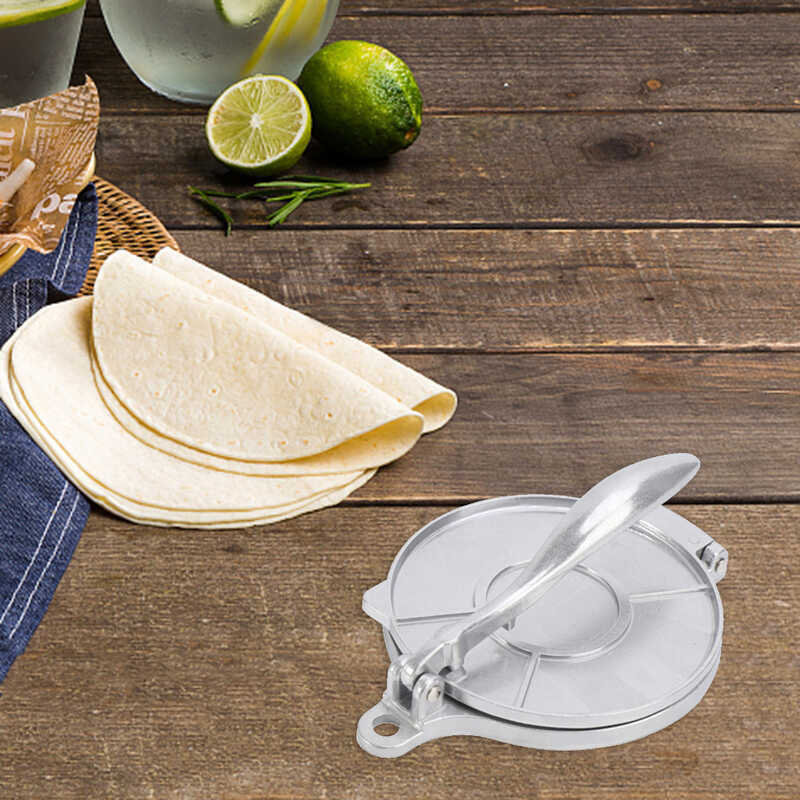 ❥ Tortilla กดอลูมิเนียมอัลลอยด์ DIY คู่มือข้าวโพด Tortillas กดเค