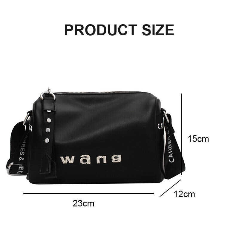 ❤ Deere Jack 【Fast จัดส่ง】New Women's Messenger Bucket Pillow Cylinder PU Shoulder Bag Tr