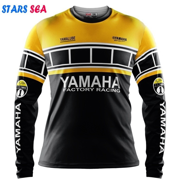Yamaha Kenny Robert Short/เสื ้ อยืดแขนยาว 2024 ฤดูร ้ อนใหม ่
