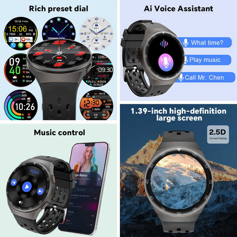 watch LIGE New Men Color Screen Full touch Fiess Tracker Bluetooth Call Clock Ladies Smart Watch