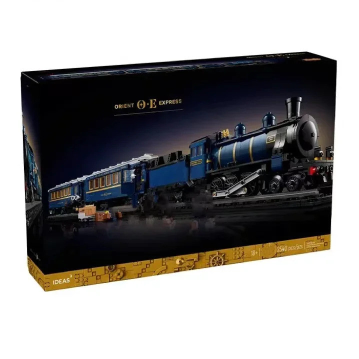 21344 Ideas Orient Express Train Building Blocks Set 140th anniversary luxury train Bricks DIY Toys for