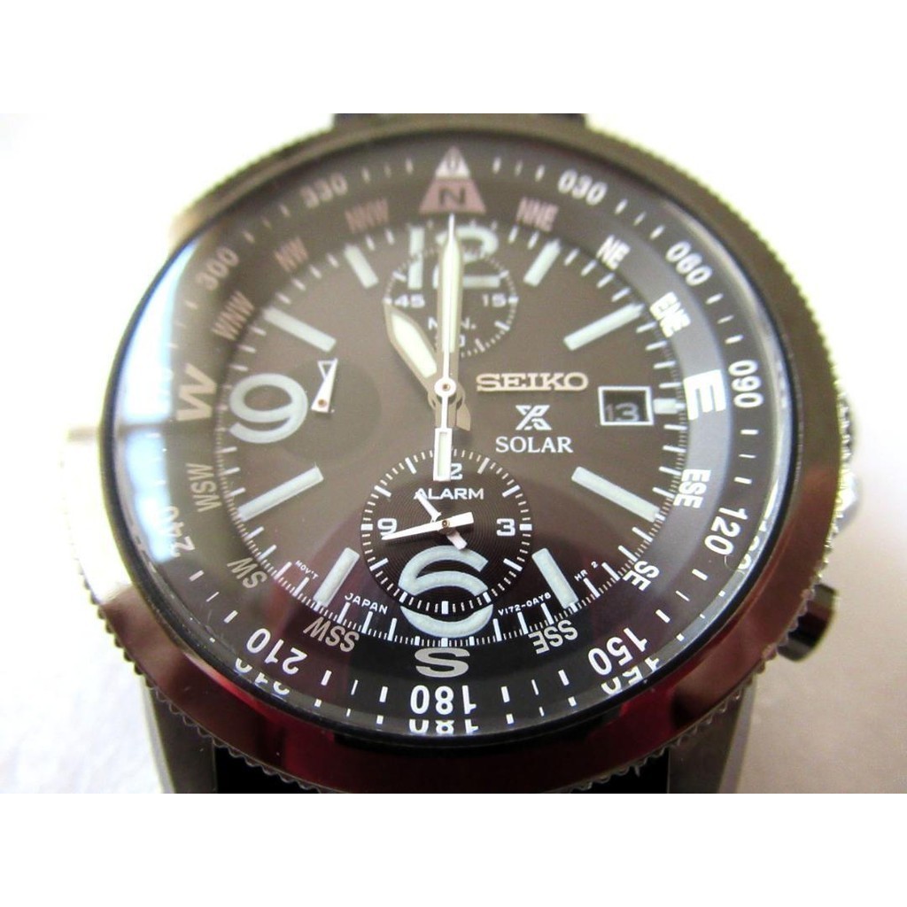 ส่งจากญี่ปุ่นของแท้ 100%นาฬิกาข้อมือ SEIKO PROSPEX Solar V172-0AL0