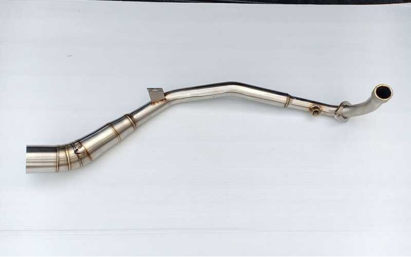 ❤ คอท่อ Kawasaki Z125(คาวาซากิ แซด125) สวมปลายท่อแต่งขนาด 2 น