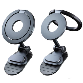 Metal Magnetic Car Mount - ที่วางแดชบอร์ดที่แข็งแกร่งสําหรับ iPhone 15/14, MagSafe, Xiaomi, Samsung