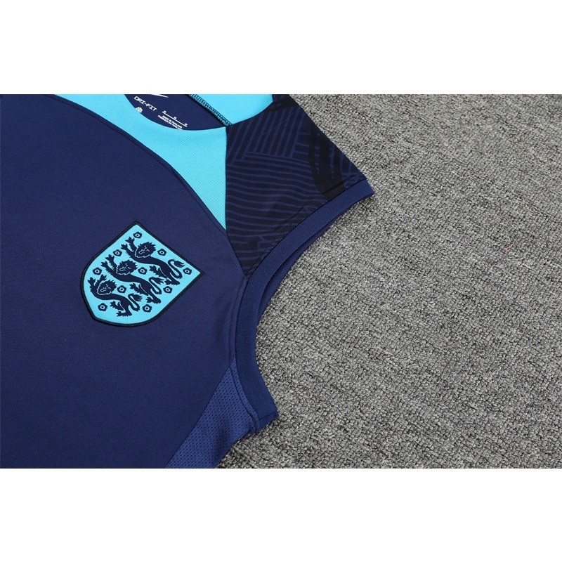 ♞,♘,♙เสื้อกีฬาแขนกุด ลายทีมชาติฟุตบอล Eng 24 Eng พลัสไซซ์ สีฟ้า สําหรับผู้ชาย ไซซ์ S-XXL