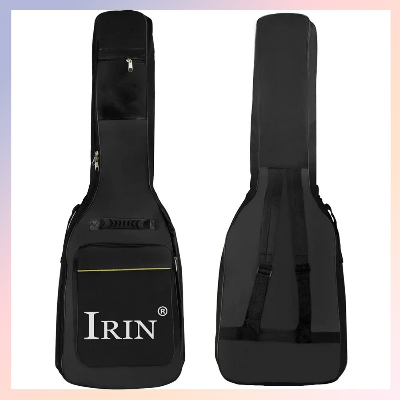 ♞IRIN Electric Guitar Case Gig Bag Black Waterproof Oxford Cloth Bag Guitar Accessories Musical Ins