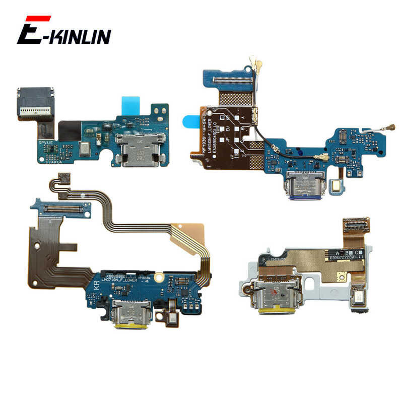 ❤ Charger USB Charging Dock Port Board With Mic Microphone Flex Cable For LG G5 G6 Plus G7 G8 G8x