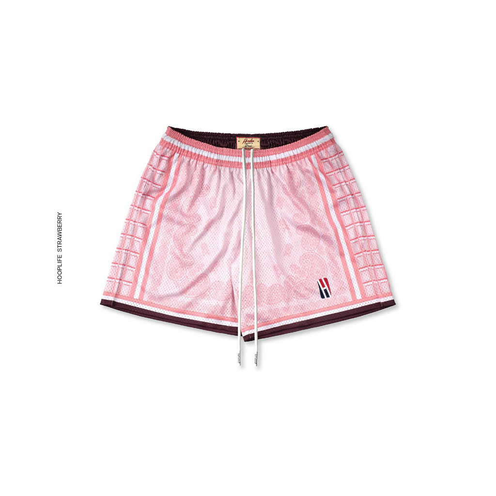 กางเกงขาสั้น温迪กางเกงขาสั้น HoopLife RadedStrawberry กางเกงขาสั้นตาข่าย
