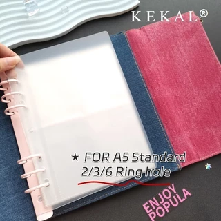 KEKAL Muti-ขนาดป้องกัน Divider สําหรับแขนB5/A5/A6/A7/A8 หลวมใบโปร่งใส Frosted PP ป้องกันพลาสติกแยกสําหรับ binder