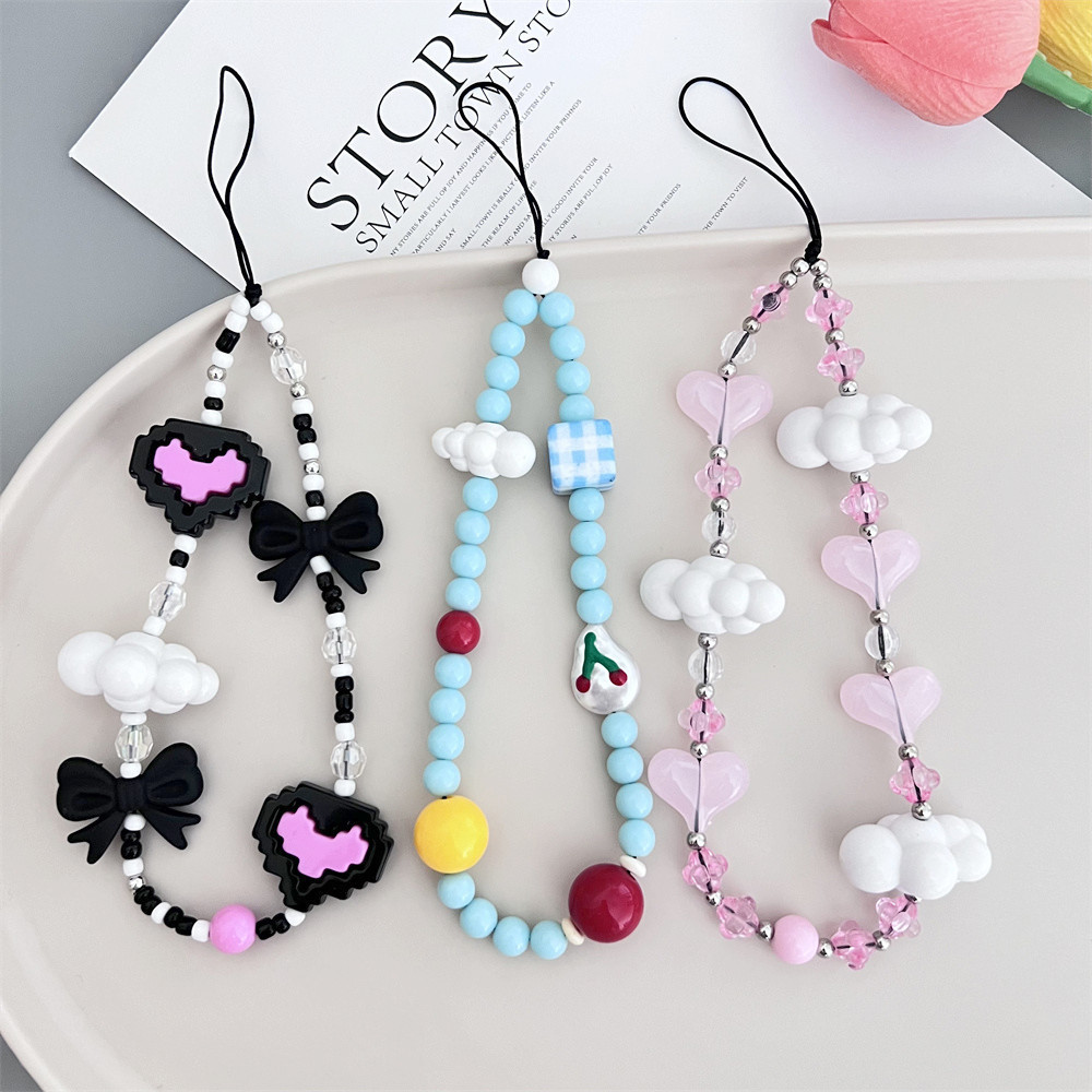 Ins Love Cloud Pendant ccd Camera Phone Chain