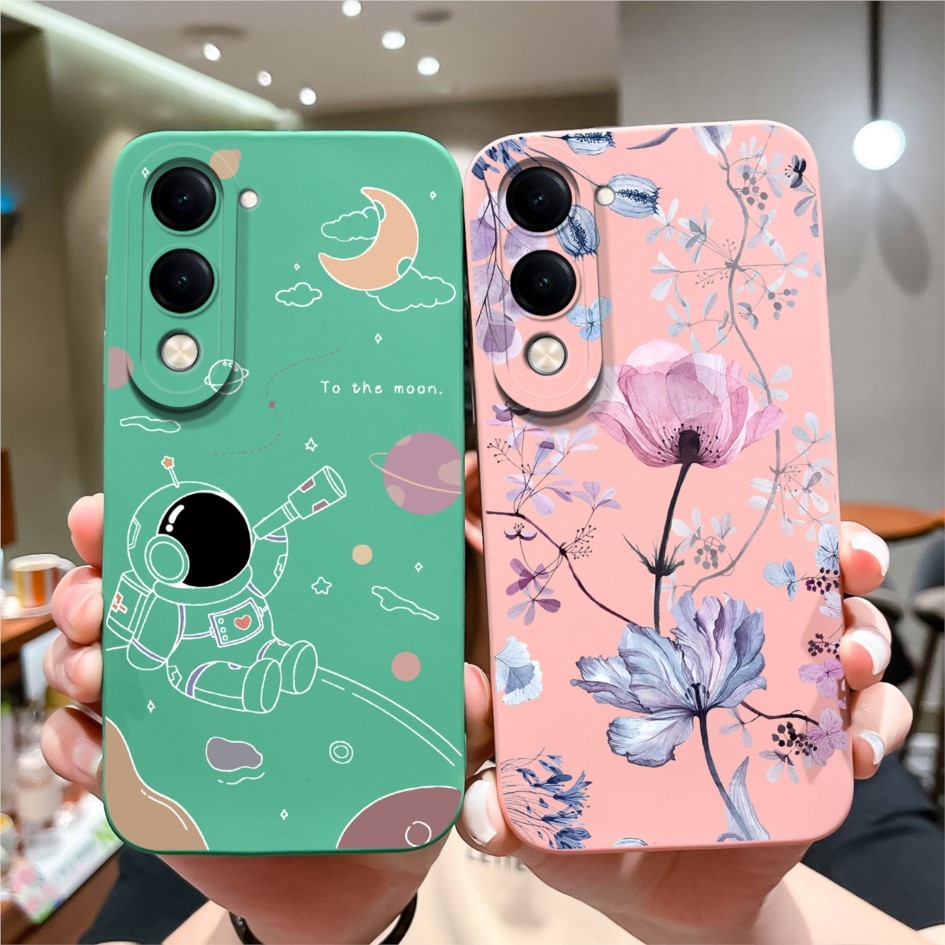 เคสโทรศัพท์สําหรับVivo Y04 Y04S 4GนักบินอวกาศยอดนิยมปลอกLiquid Anti Dropฝาครอบป้องกันสําหรับVivo Y 04 S Shell Capa