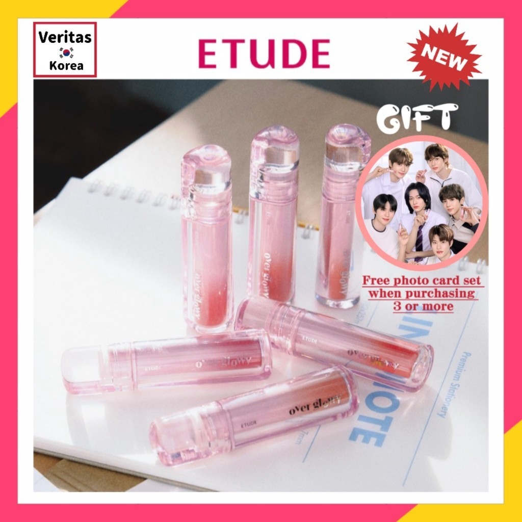 [ETUDE] [ฟรี Riize โฟโต้การ์ด SET] NEW Over glow tint 3g (6 สี)