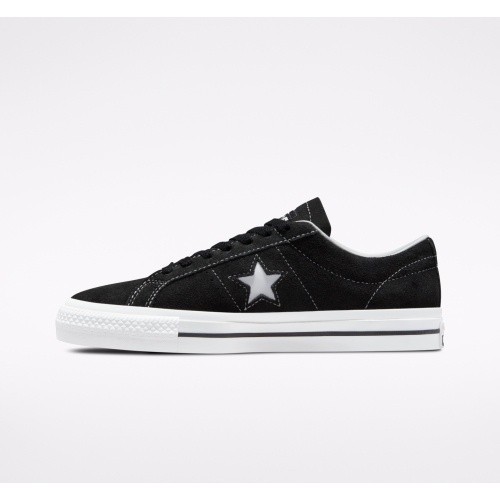 



 ♞,♘(ส่งฟรี)Converse รองเท้าผ้าใบหนังกลับ CONVERSE ONE STAR PREMIUM SUEDE สีดำคลาสสิก