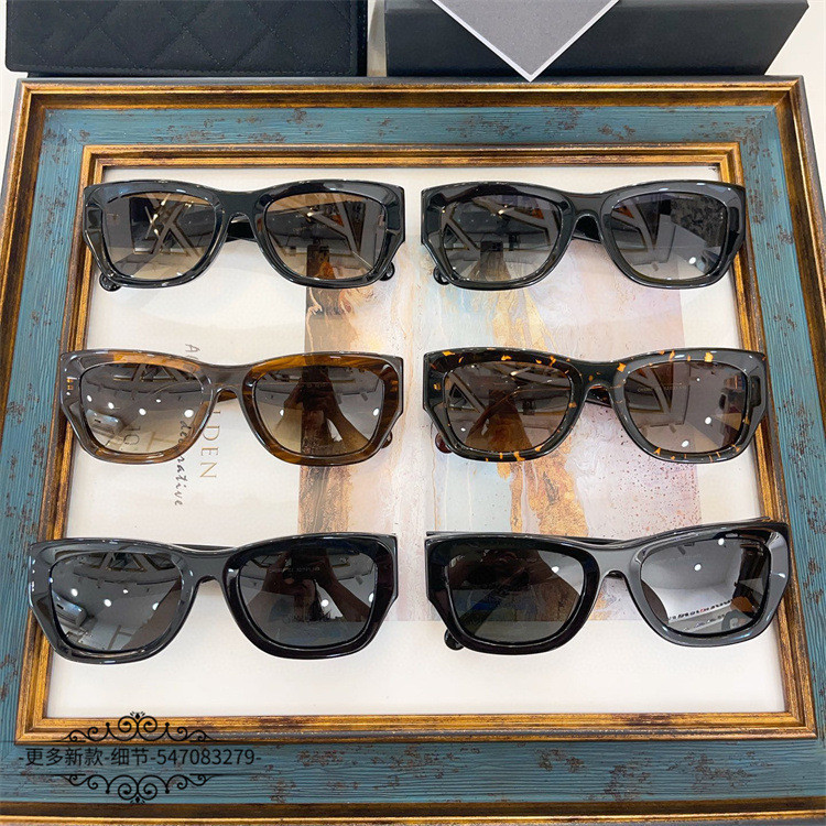 2IFV CH-ANELaass Internet Celebrity Xiaohongshu Same Style Sunglasses Personalized Fashion Square S