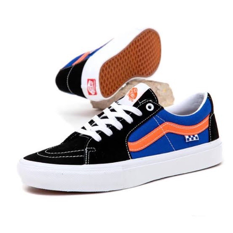 



 ♞รองเท้าสเก็ตบอร์ด Vans Sk8-Low Dragon Flame Blue/Orange มือ 2 [ของแท้ 100%]