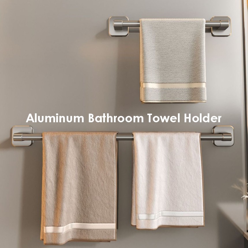 BSU Tower Bar Aluminium ห้องน้ําผ้าเช็ดตัวผ้าเช็ดตัวแขวนผ้าเช็ดตัวห้องน้ํา Bath Storage Penyangkut T