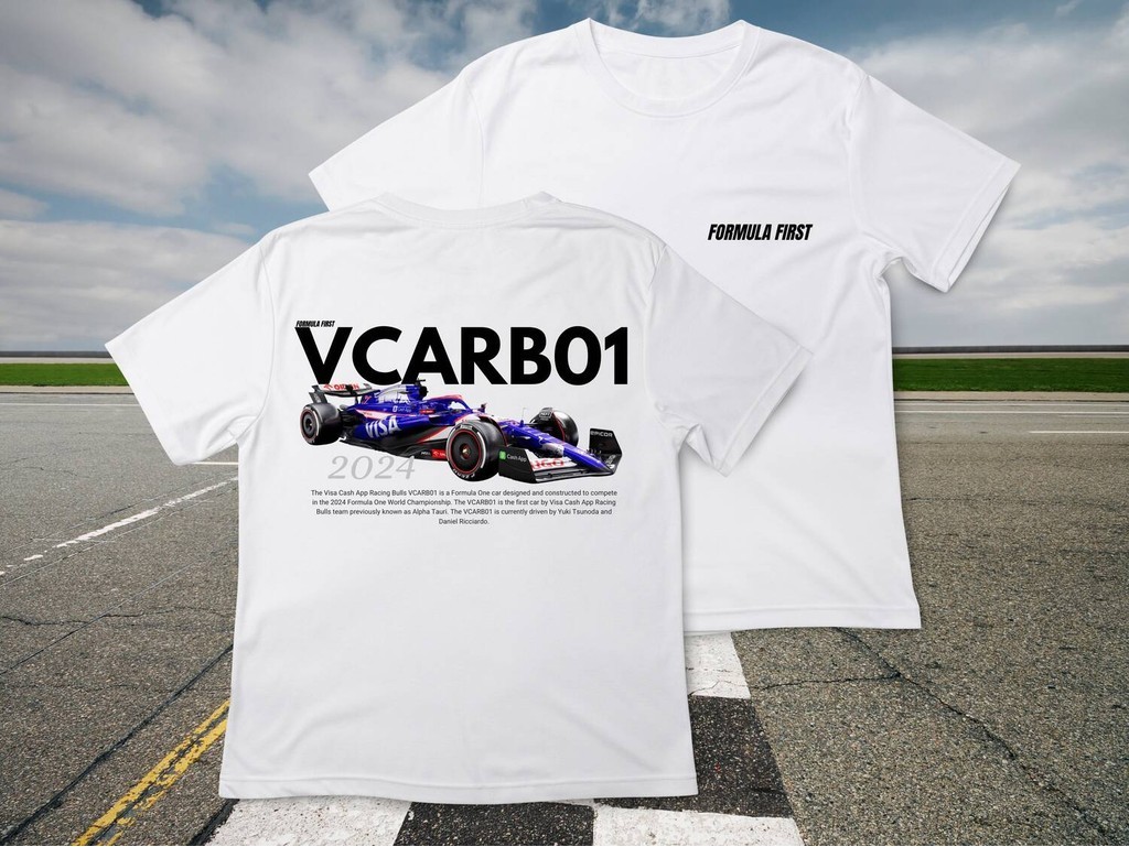 ใหม ่ 2024 VCARB Formula 1 Car T-Shirt | F1