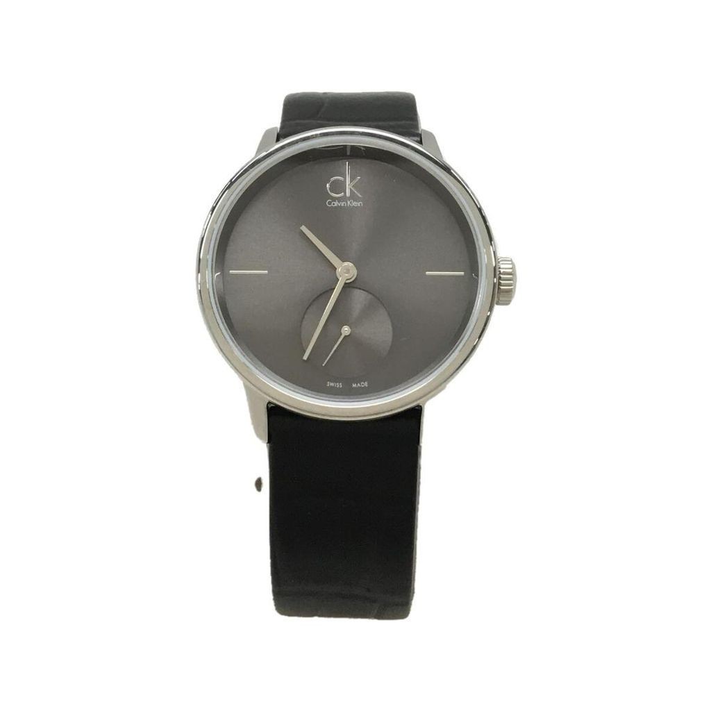 Calvin Klein LE ViN AIR นาฬิกาข ้ อมือหนังผู ้ หญิงโดยตรงจากญี ่ ปุ ่ นมือสอง
