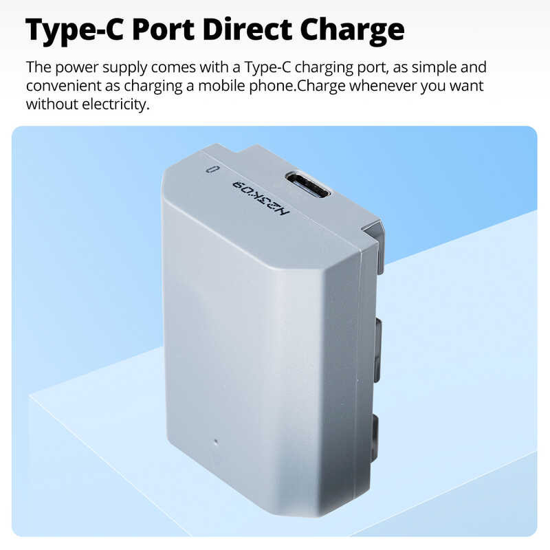 NP-FZ100 (G)-C FB 2400 li-ion 2400mAh C-port Direct Charge Camera Battery for Sony camera ILME -FX3 