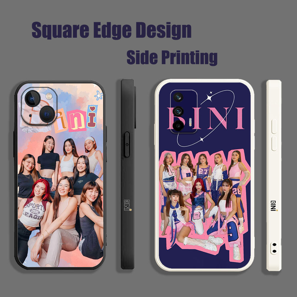 สําหรับRealme C11 C12 C15 5 5i 5s C21Y Bini OT8 เพลงRap Pop Rock Simple PW002 เคสโทรศัพท์สแควร์ขอบ