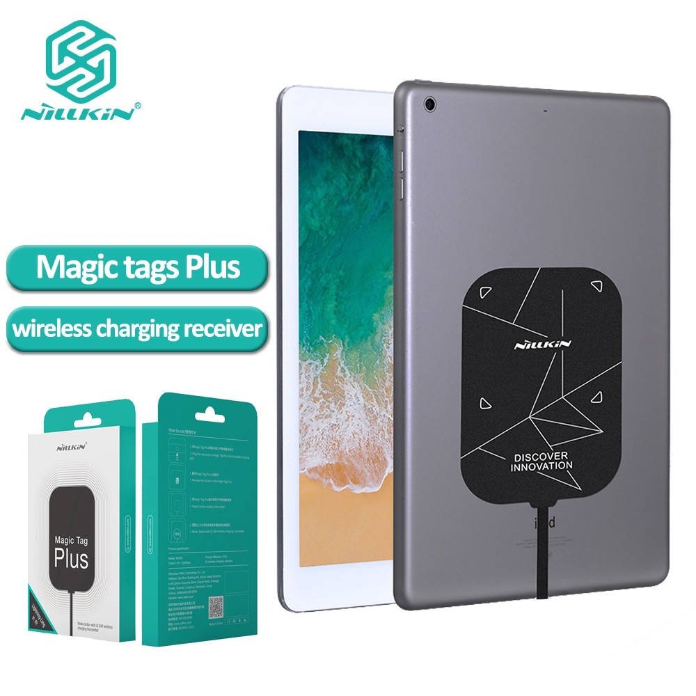 Nillkin Magic label QI wireless charging receiver อะแดปเตอร์ Micro USB / Type C เหมาะสําหรับ iPad 10