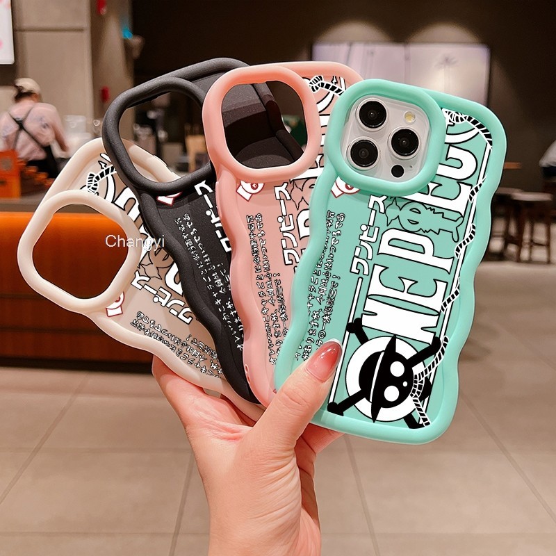 HUAWEI Y8S Y9 2019 Y9 PRIME 2019 อะนิเมะ ONE PIECE เคสโทรศัพท์ขอบหยัก Soft TPU ฝาครอบใส
