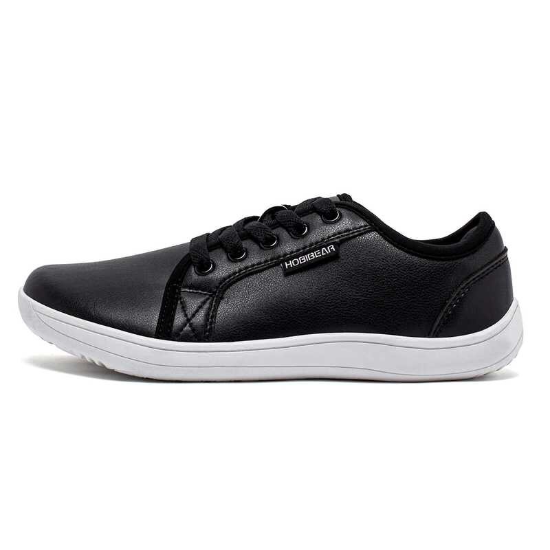 ❤️ HOBIBEAR Minimalist รองเท้าสําหรับผู้ชายผู้หญิงกว้าง Toe Barefoot Zero Drop รองเท้าสบายๆหนัง