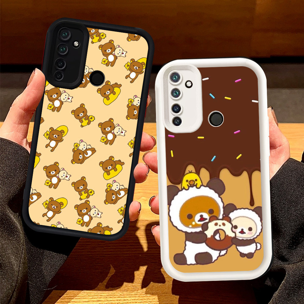 สําหรับRealme 5i C71 C73 6i 5 5s Narzo 10 10A 20A C75 เคสซิลิโคนH-57 น่ารักRilakkuma
