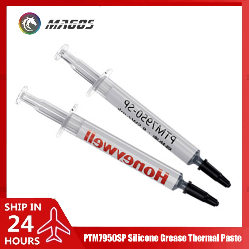 อุปกรณ์เสริมคอมพิวเตอร์ Honeywell PTM7950SP จาระบีความร้อนซิลิโคนวางกระบอกเข็มแพ็ค,เปลี่ยนเฟสสําหรับ