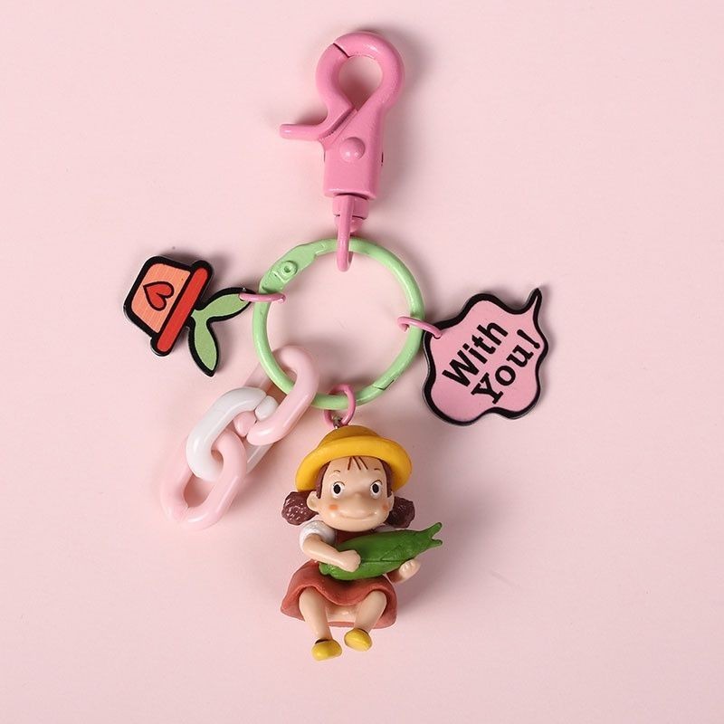 ♞Miyazaki Hayao My Neighbor Totoro Keychain Cute Key Pendant