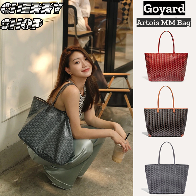 ♞โกย่า Goyard Artois MM Bag medium size กระเป๋าโท้ต Shopping bags ของผู้หญิง