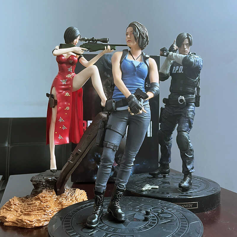 Jill Valentine รูป Biohazard Re:3 Jill Valentine Leon S Scott Kennedy Ada Wong Action Figure ร cott