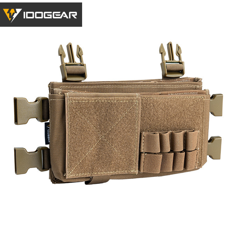 Idogear กระเป๋าแผงด้านหน้ายุทธวิธีสําหรับ MK3/MK4 Modular Chest Rig 3317-A