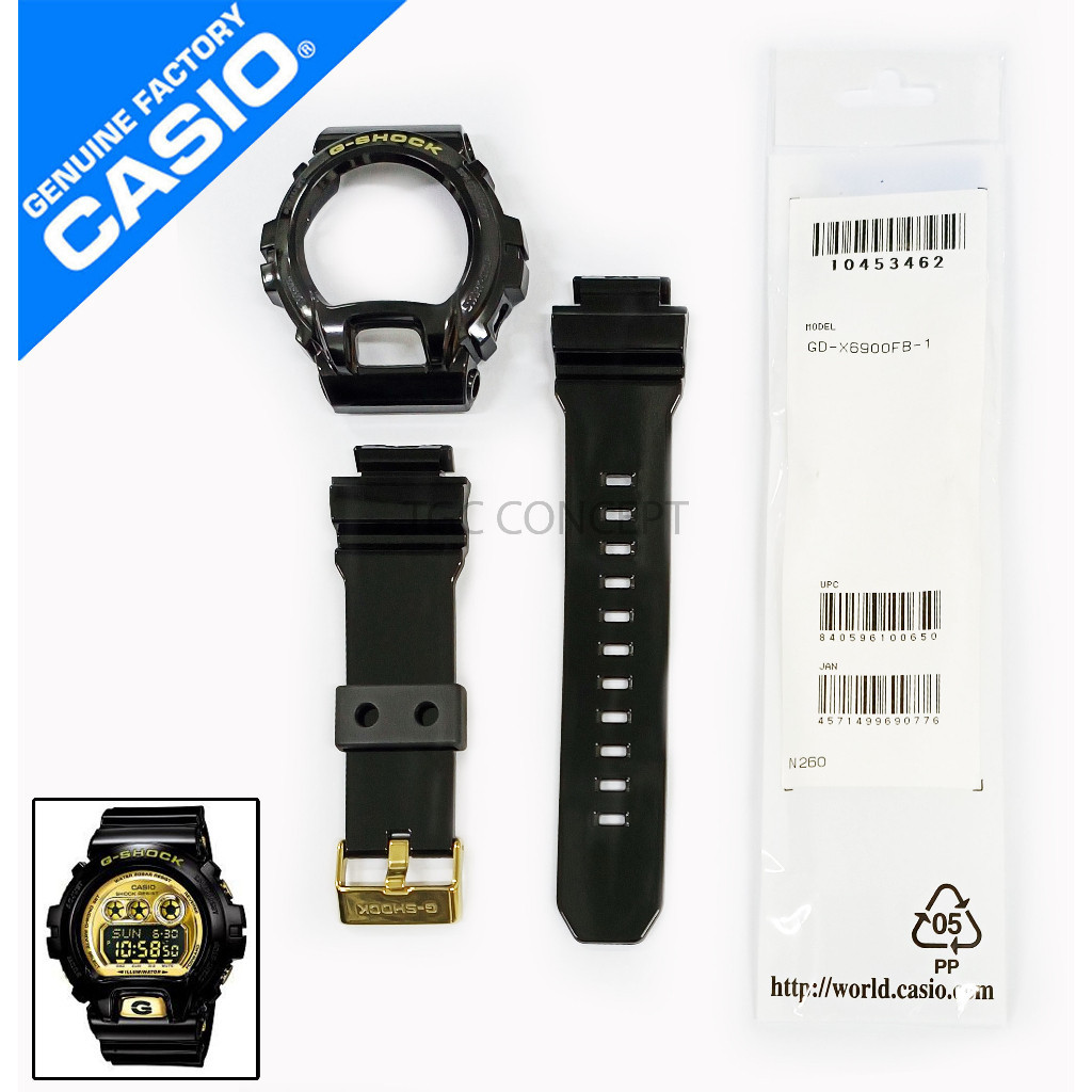 Band & BEZEL เปลี ่ ยนสําหรับ CASIO G-SHOCK GD-X6900FB-1 GDX6900FB-1 GD-X6900RD GD-X6900