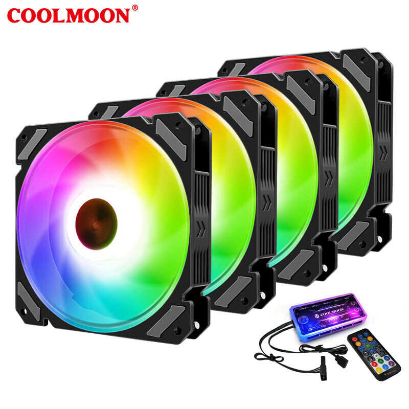 4pcs 1pcs 3pcs 6pcs Choice 12CM PWM RGB with controller LED AURA SYNC 3P-5V header 120mm Computer C