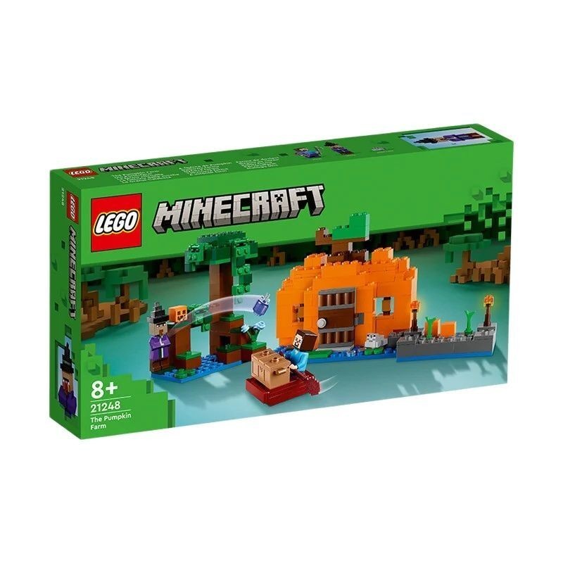 LEGO Minecraft 21248 Pumpkin Farm Game Boys And Girls Assembling Block Toy Gifts