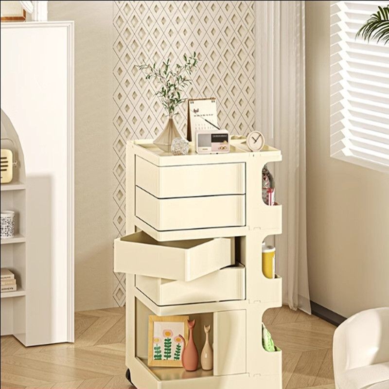 Nordic Creative Storage รถเข็นโต๊ะข้างเตียงหมุนตู้อินเทอร์เน็ตคนดัง INS Replica โทรศัพท์มือถือ M