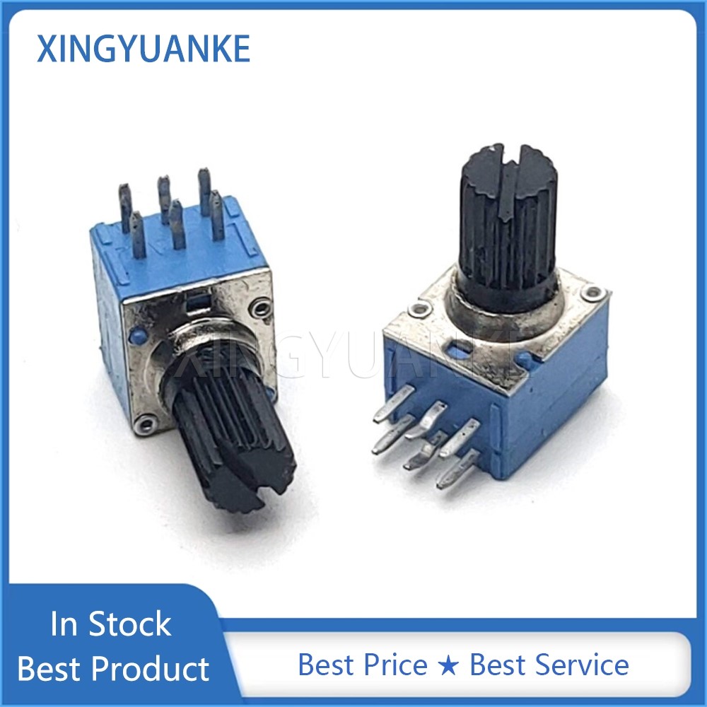 5 ชิ้น/ล็อต RK097 คู่ 6Pin B10K B20K B50K B100K B500K A20K A50K C50K C100K C500K รถเครื่องขยายเสียง 