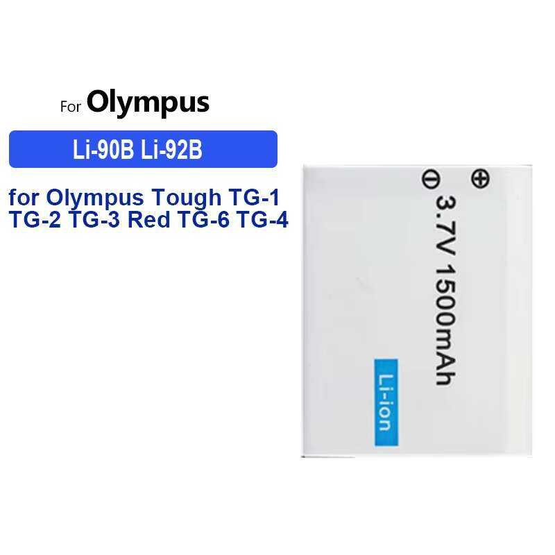 for OlympusTough TG-1 TG-2 TG-3 Red TG-6 TG-4 TG-5 SH-1 SH-50 SH-60 XZ-2 SP-100EE Camera Li-90B Li-9