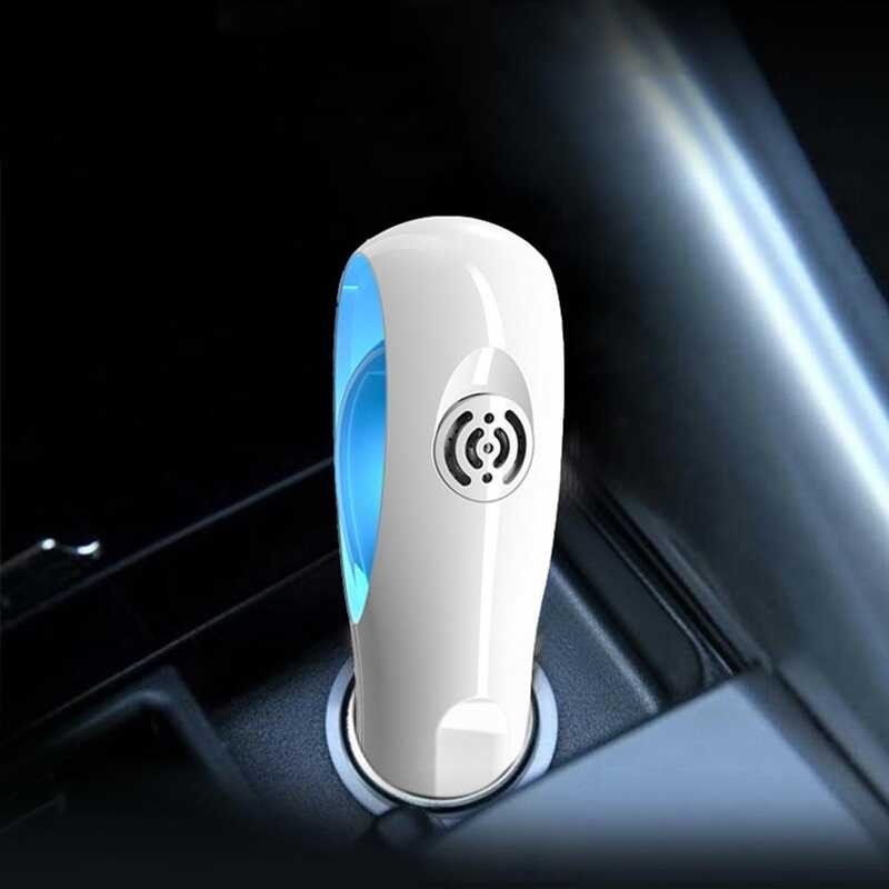 กำจัดฟอร์มาลดีไฮด์ Universalรถmini LED Ionic Air Purifier Freshenerกลิ่นควันกลิ่นอ