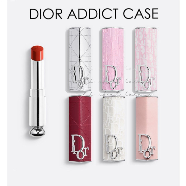 ♞,♘,♙DIOR ADDICT CASE Shine Lipstick Couture Case ปลอกลิปสติกเท่านั้น