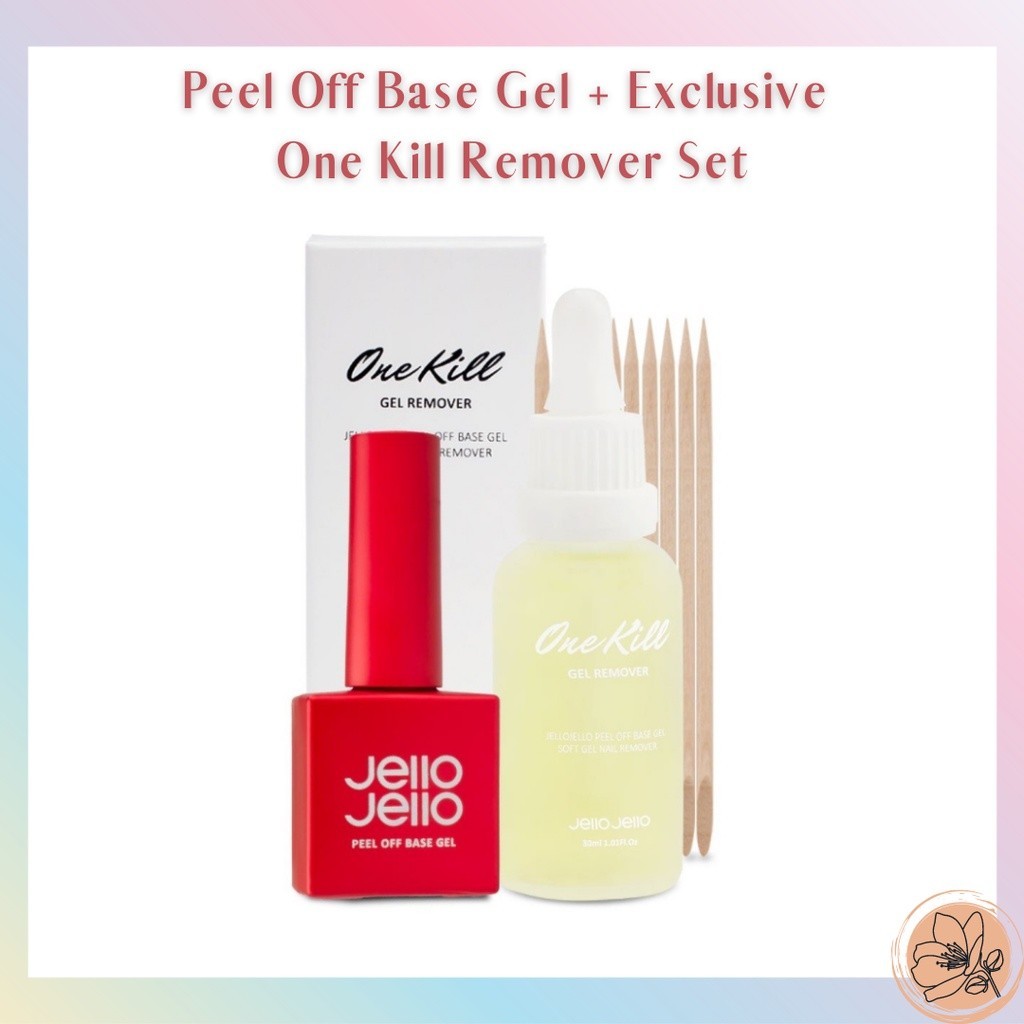 Jello Jello x Peel Off Base Gel + Exclusive One Kill Remover Set