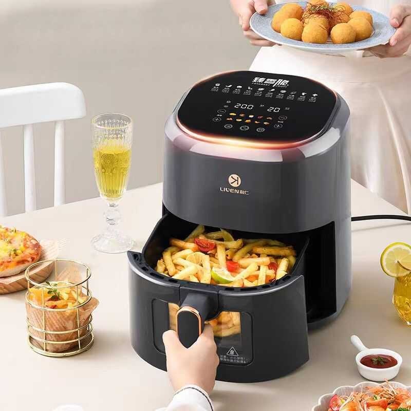 Air HAN RIVER Fryer 4.5L/3.5L/2.5L ลิตร รับประกัน 1 ปี จอแสดงผล LED หน้า