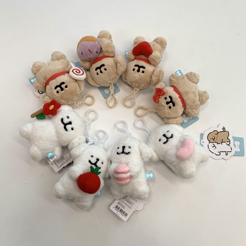 [SR-STUDIO] พร้อมส่ง พวงกุญแจ จี้ตุ๊กตาสุนัขน่ารัก