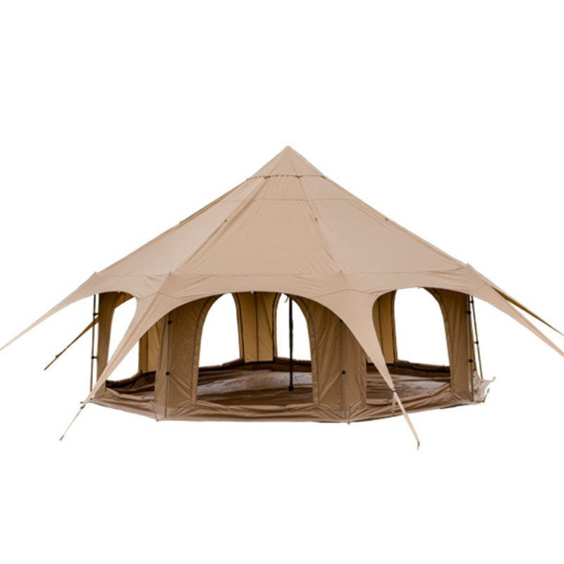 Outdoors Circus Tent Large Picnic Camping Polyester Cotton Tent Windproof and Rainproof Ultraviolet-