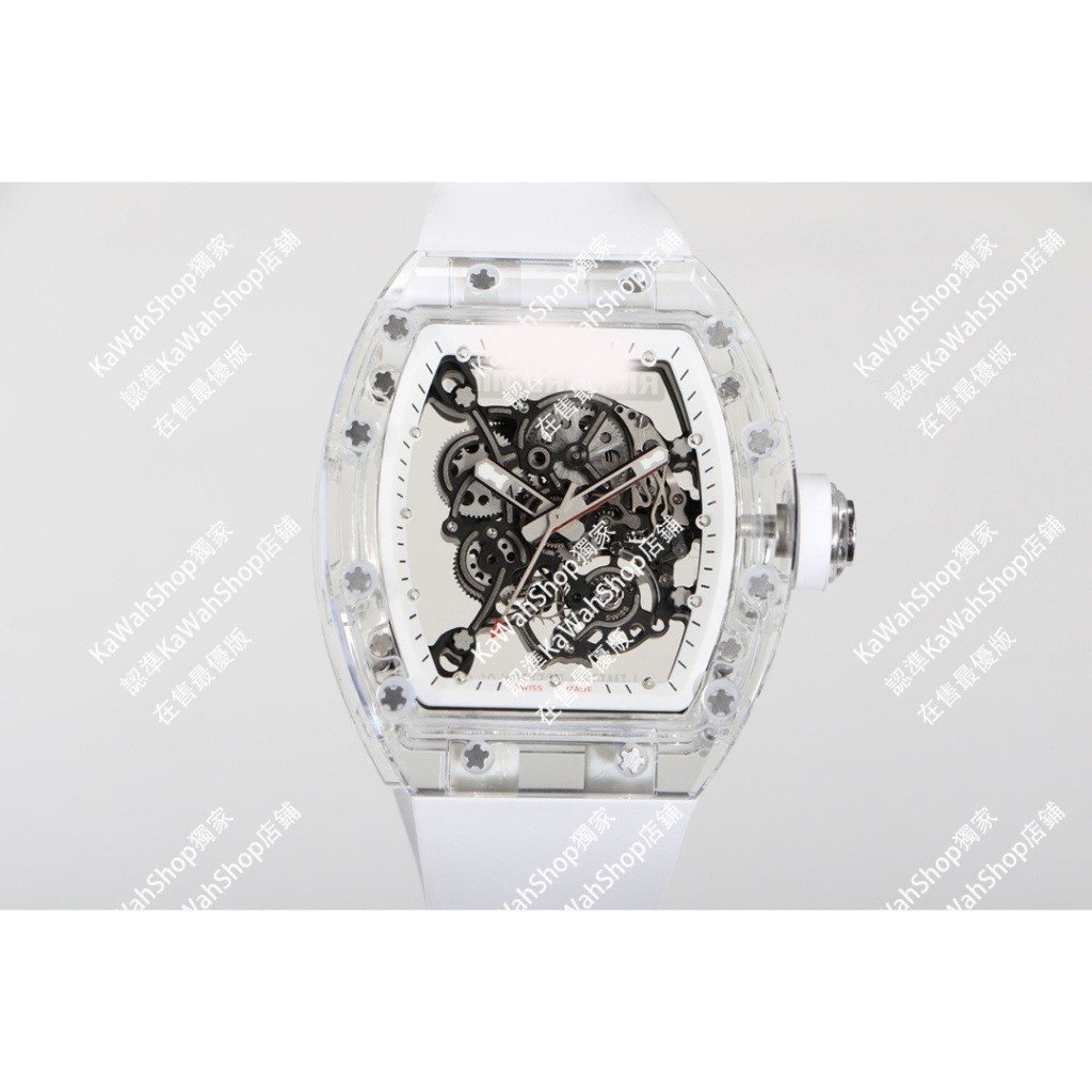 R1chard MM RM055 คริสตัลใส สีขาว